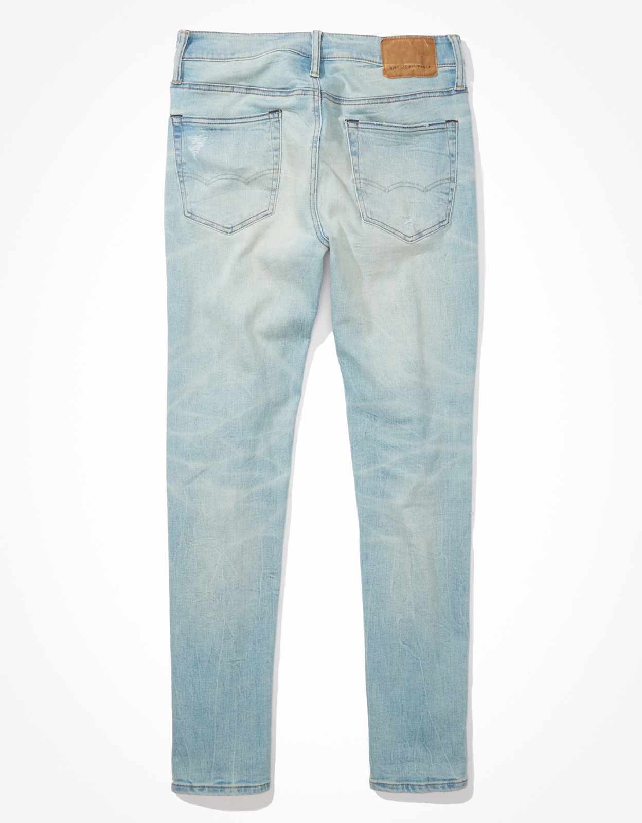 American eagle AirFlex+ Temp Tech Patched Skinny Long Jean Blue