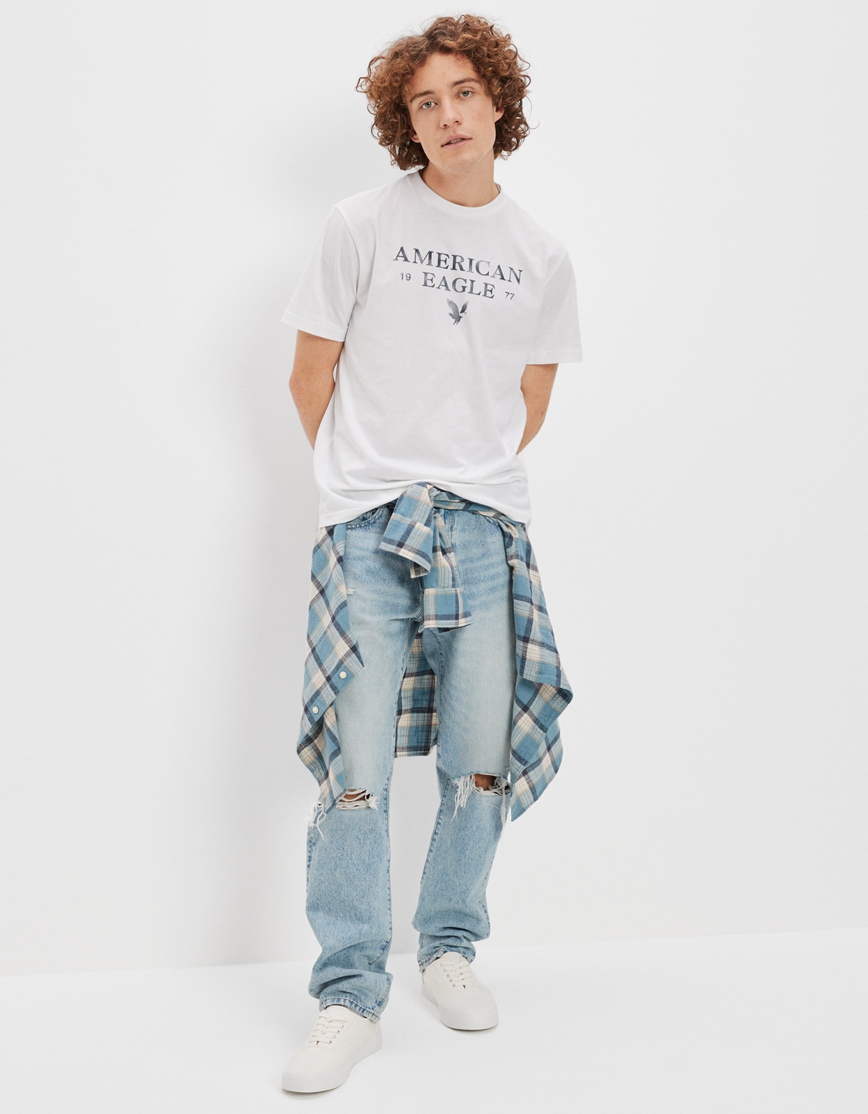 Buy AE Super Soft Logo Graphic T-Shirt online | American Eagle Outfitters