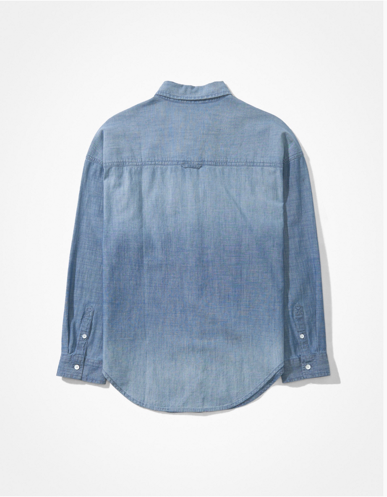 Extra long denim sales shirt