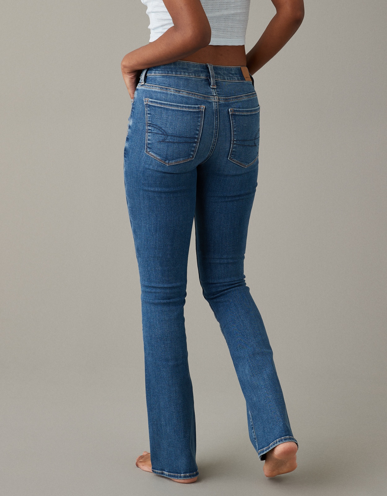 AE Next Level High-Waisted Skinny Kick Jean