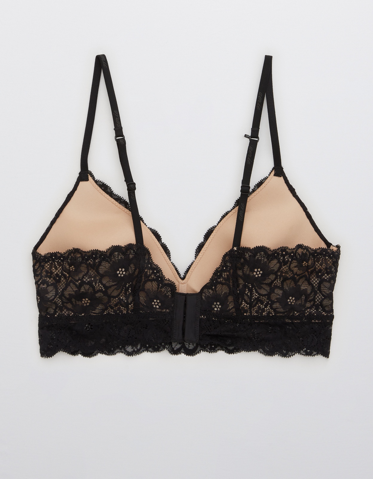 Buy Aerie Real Happy Wireless Lightly Lined Lace Bra online