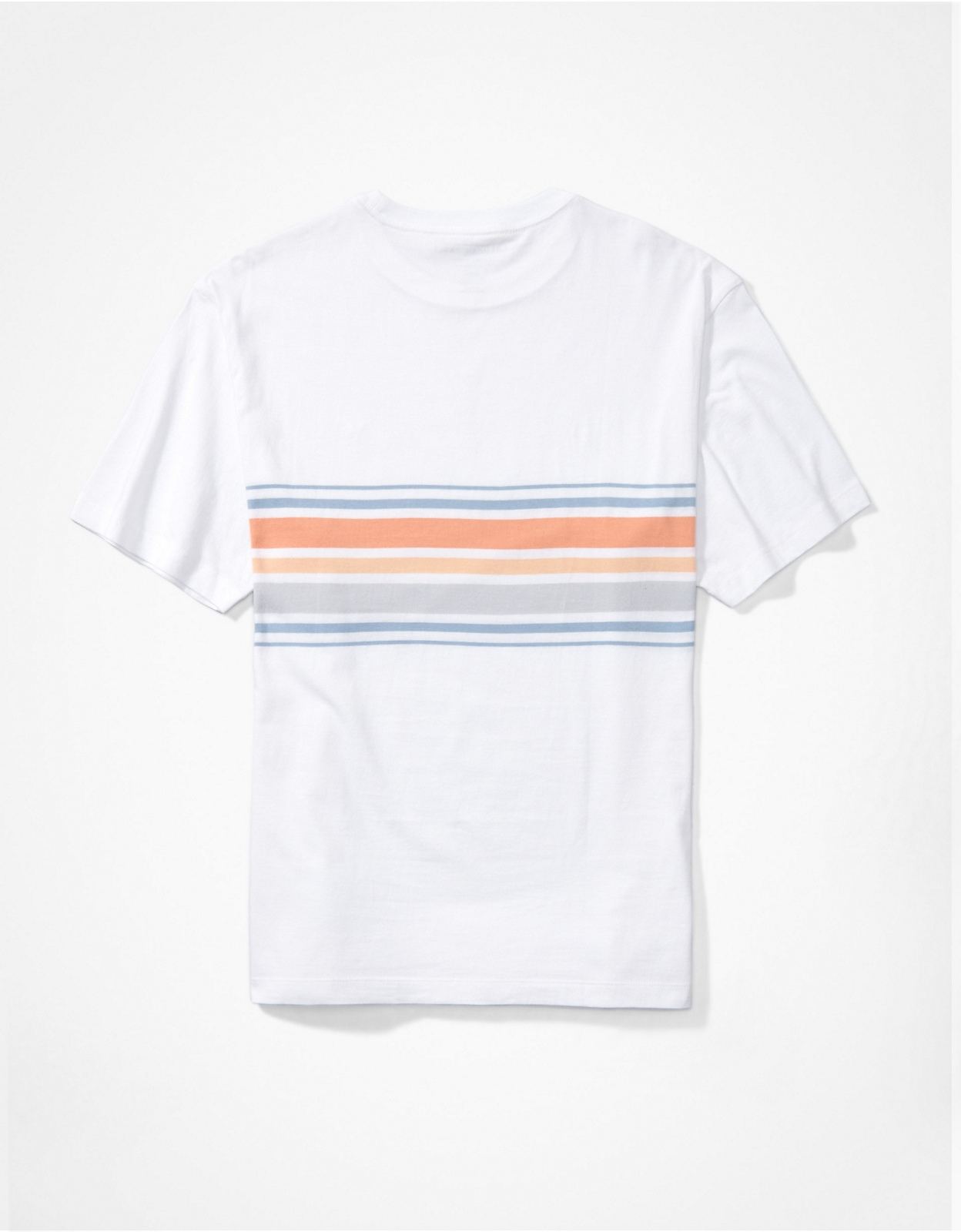 Orange striped shop t shirt