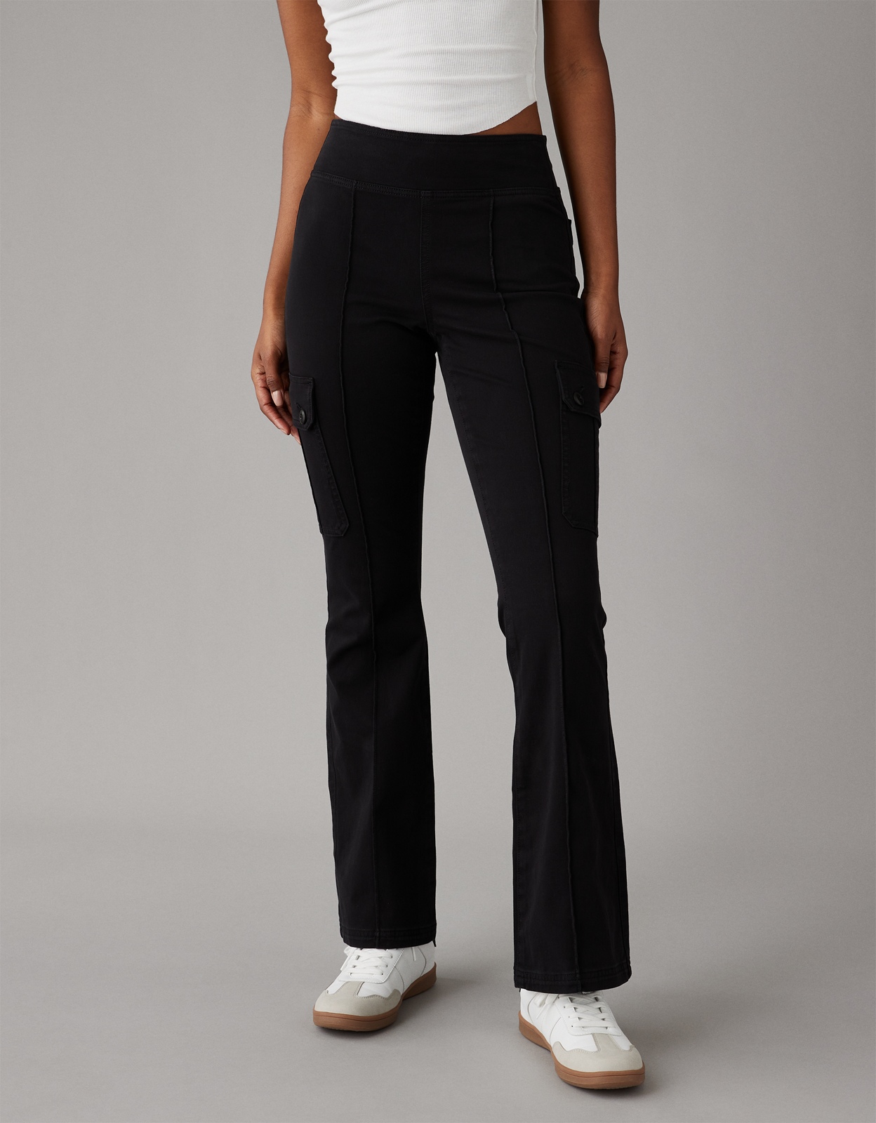 AE Stretch High-Waisted Kick Boot Corduroy Pant  Bootcut pants outfit,  Bootcut pants, Corduroy pants