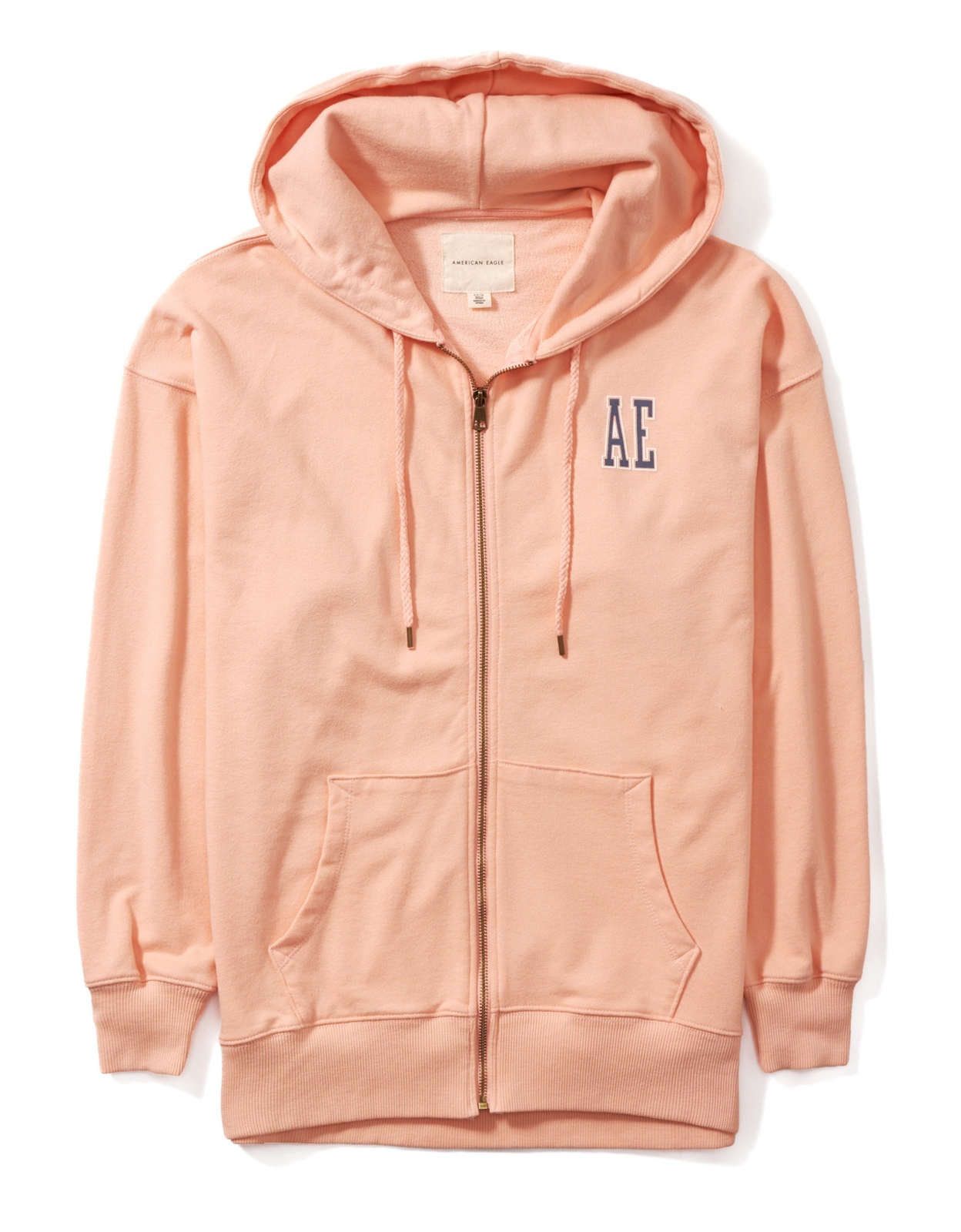 Long zip up best sale