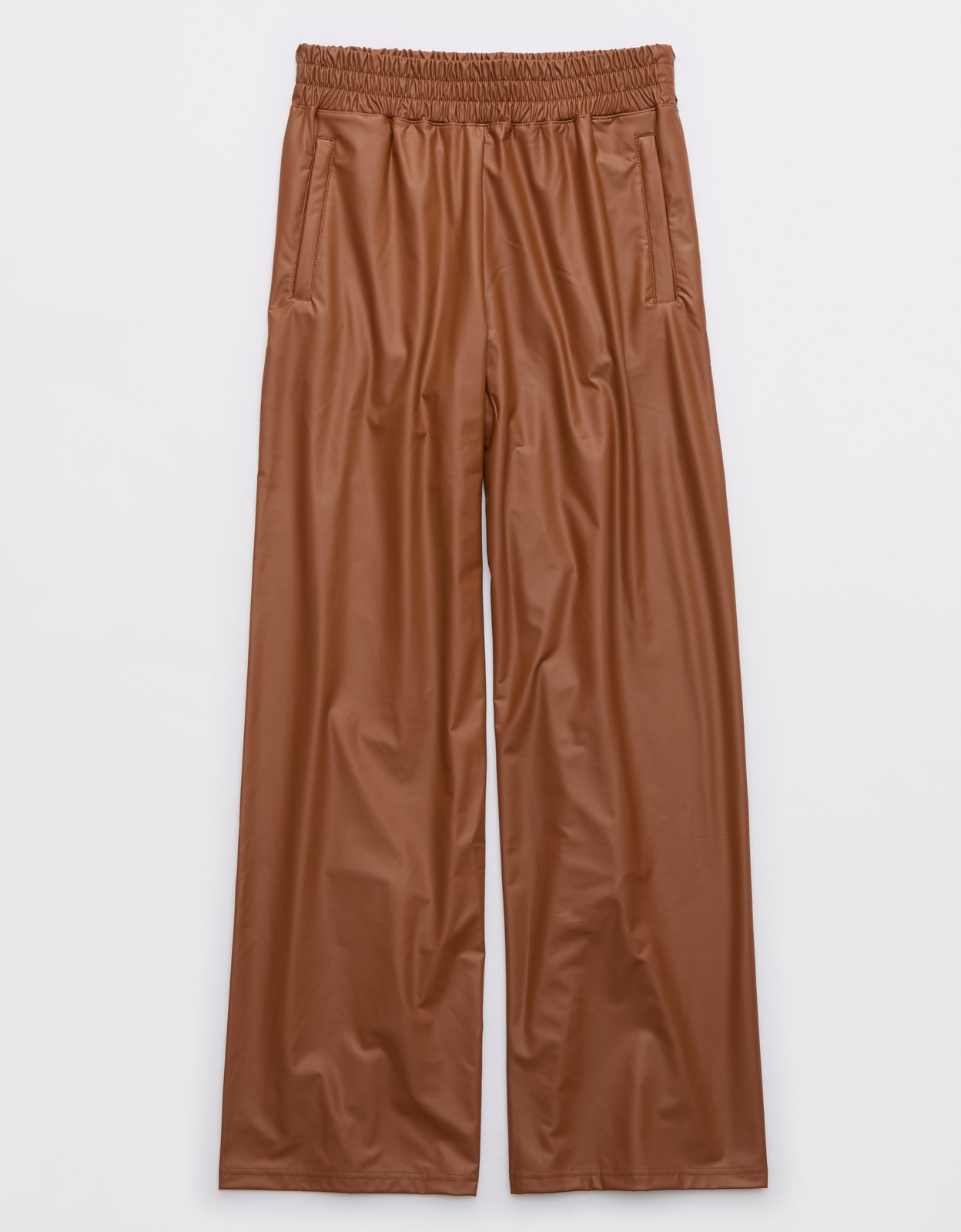 Buy OFFLINE By Aerie Real Luxe Faux Leather Wide Leg Pant online