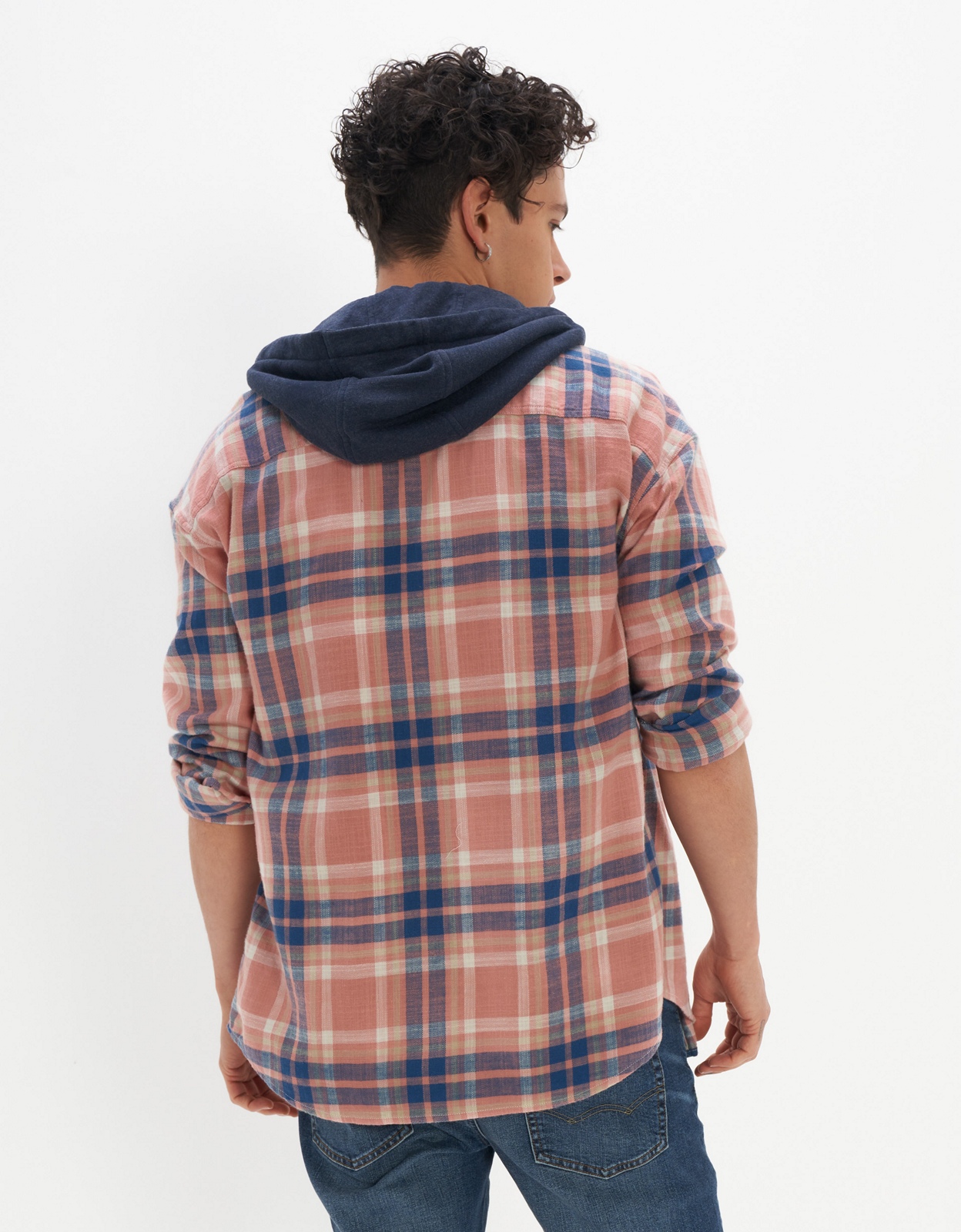 Flannel cheap hoodie pacsun