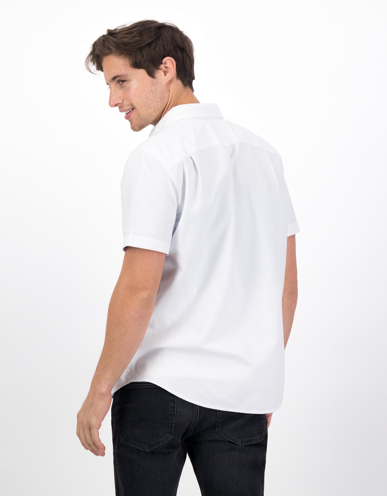 White short outlet sleeve shirt