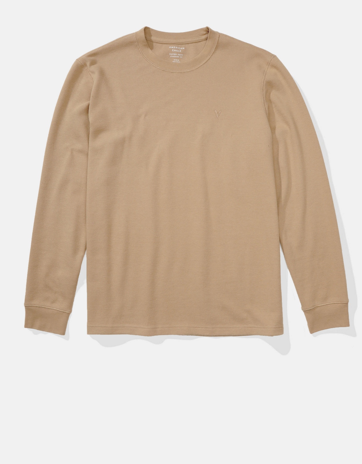 Tan sales thermal shirt