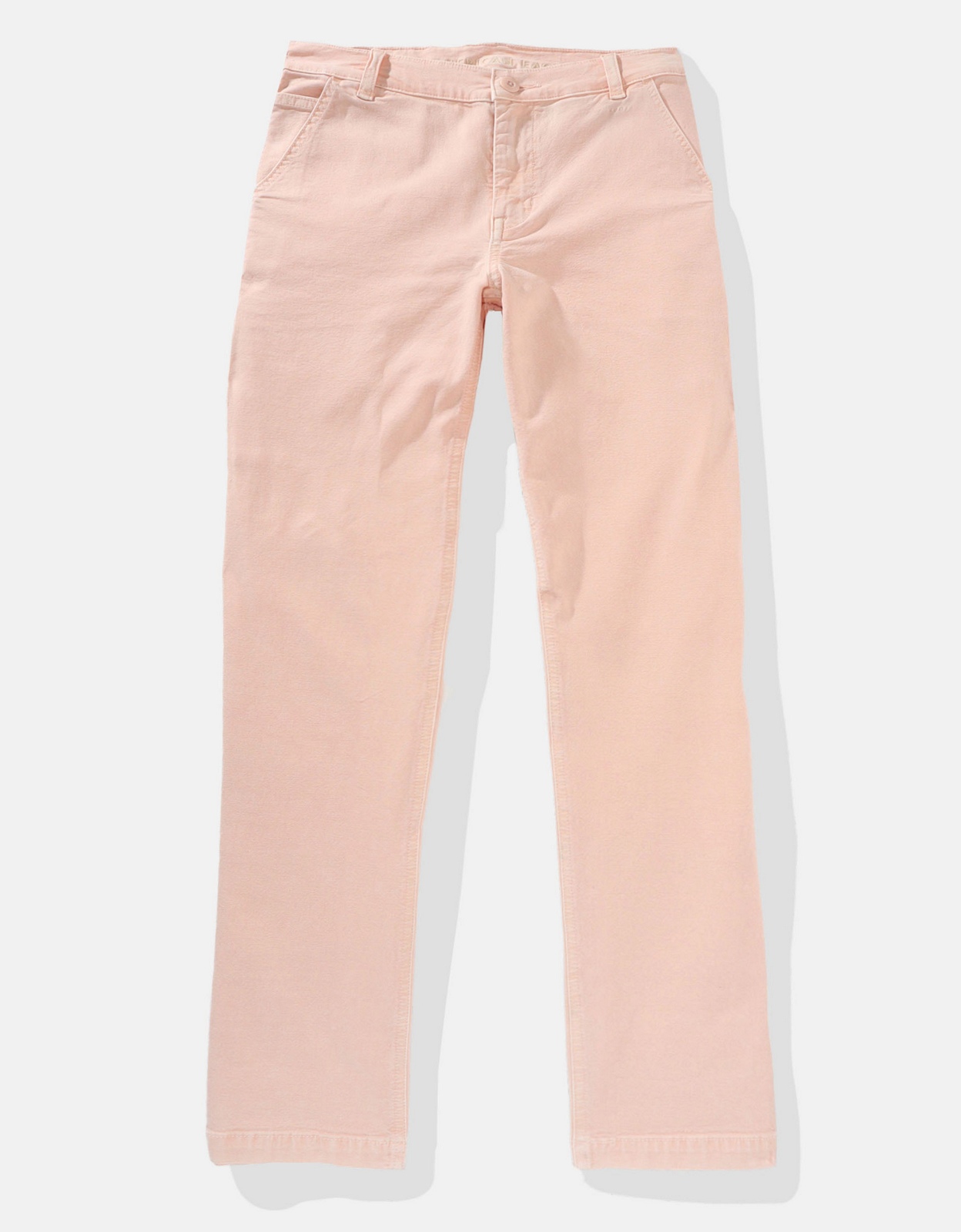 Jeans American Eagle Mujer Baratos - AE Stretch High-Waisted Directo Leg  Carpenter Pant Grises