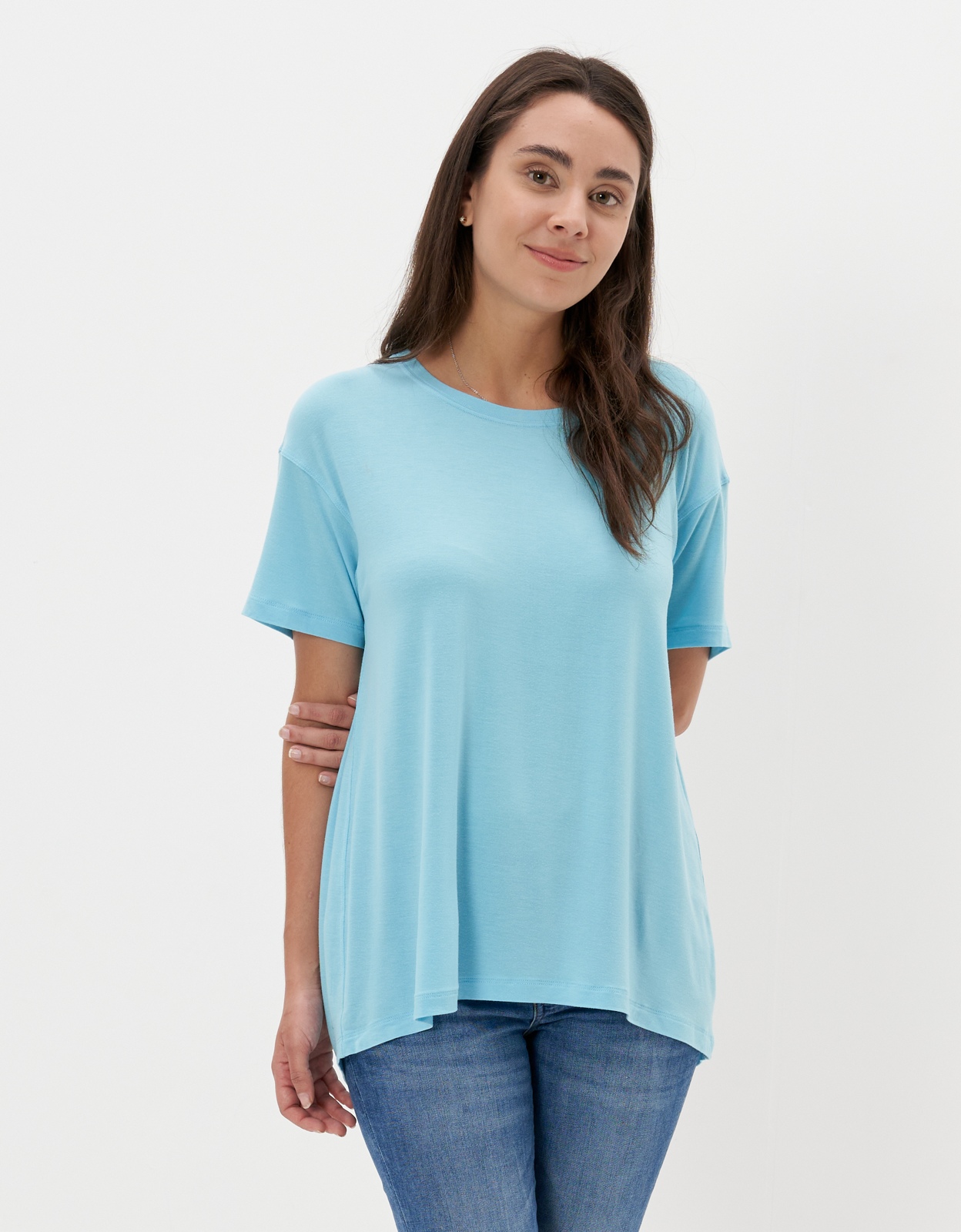 Oversized crew shop neck t shirt