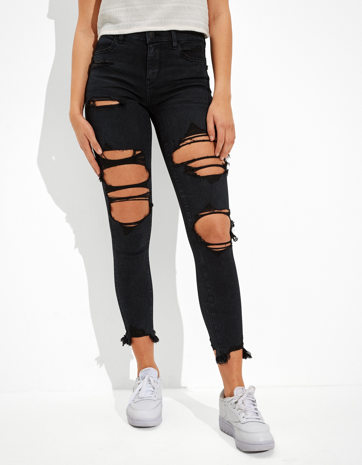 American eagle shop ripped leggings