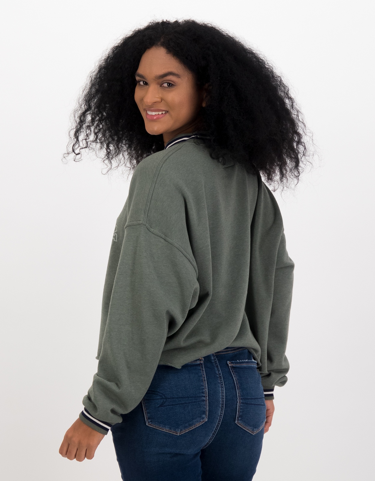 Oversized fleece outlet sweatshirt