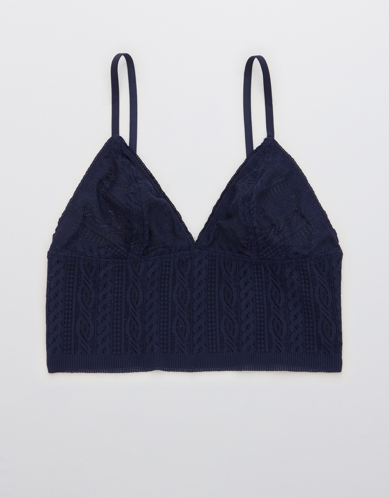 Navy blue bralette top on sale