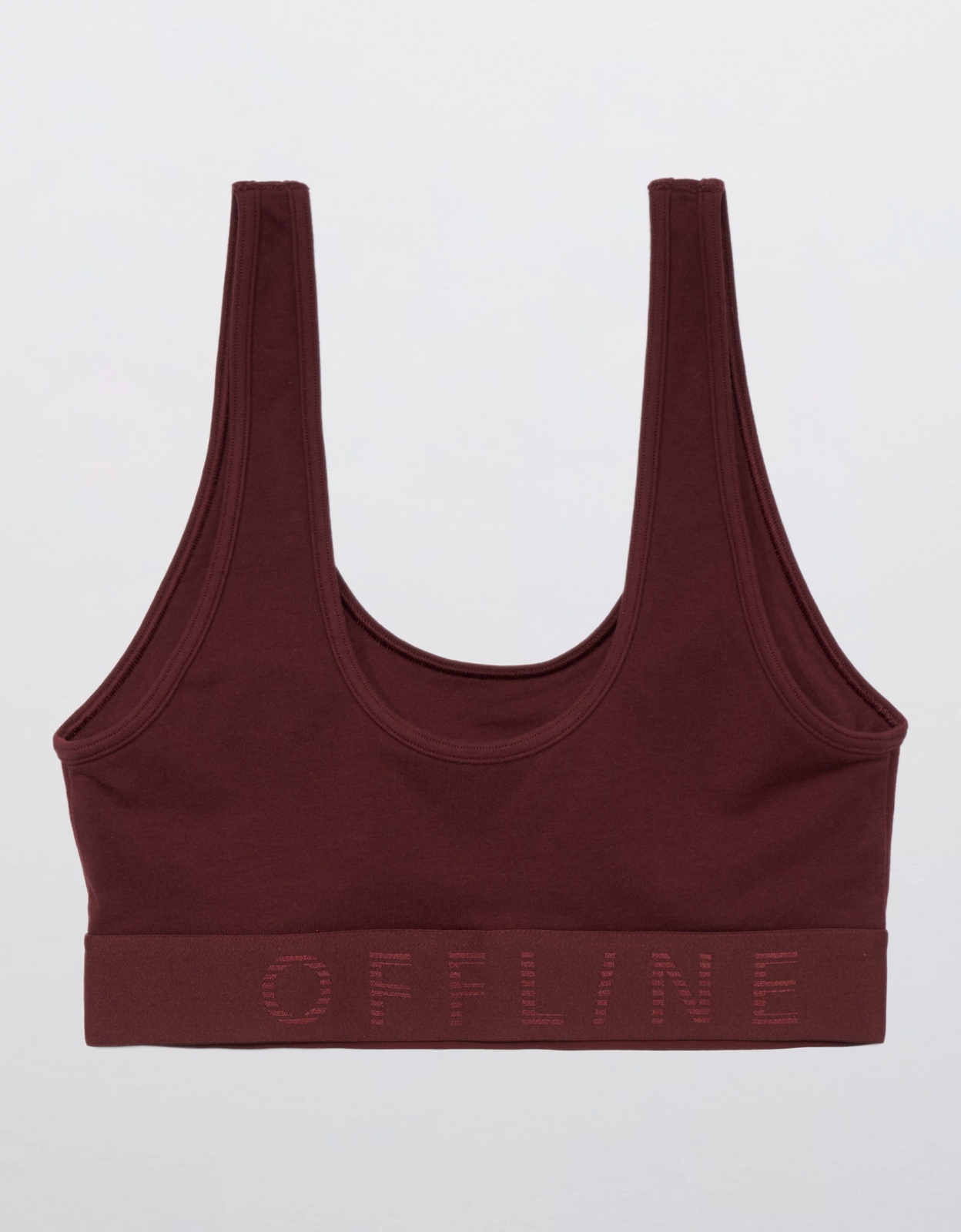 Shop OFFLINE By Aerie OG Logo Band Sports Bra online