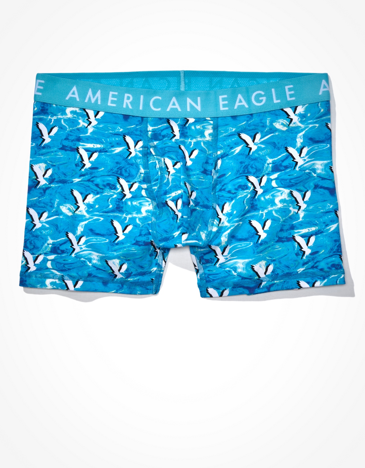 Buy American Eagle Men Blue Shadow Eagle 4.5 Inches Classic Boxer Brief  online
