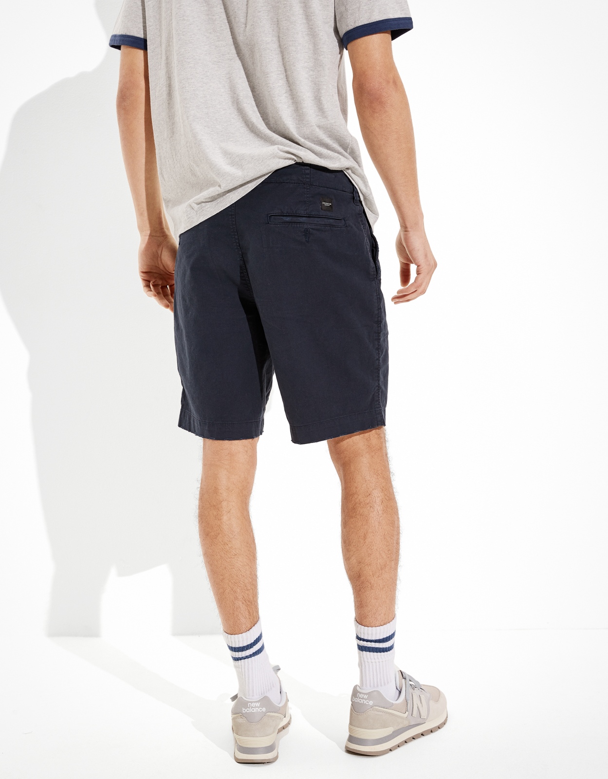 Buy AE Flex 9 Lived-In Khaki Short online