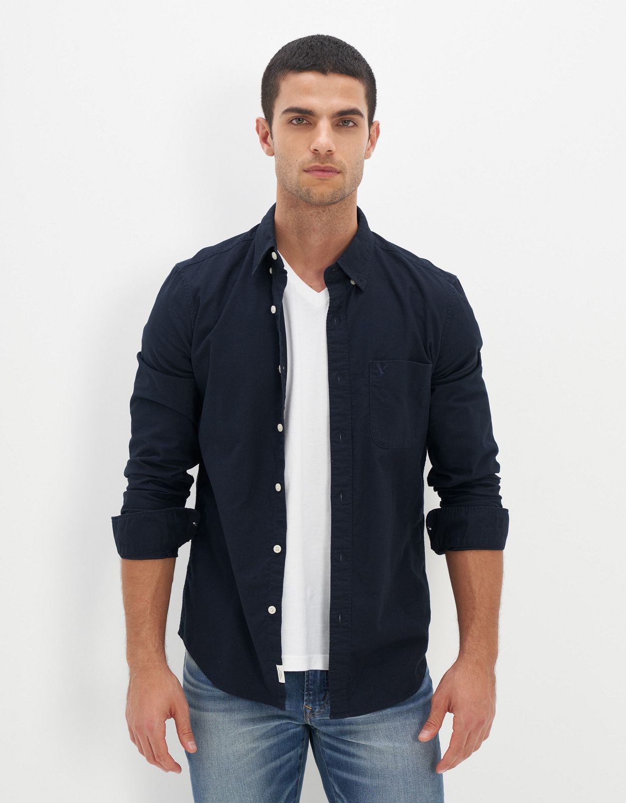 Skinny fit 2024 oxford shirt