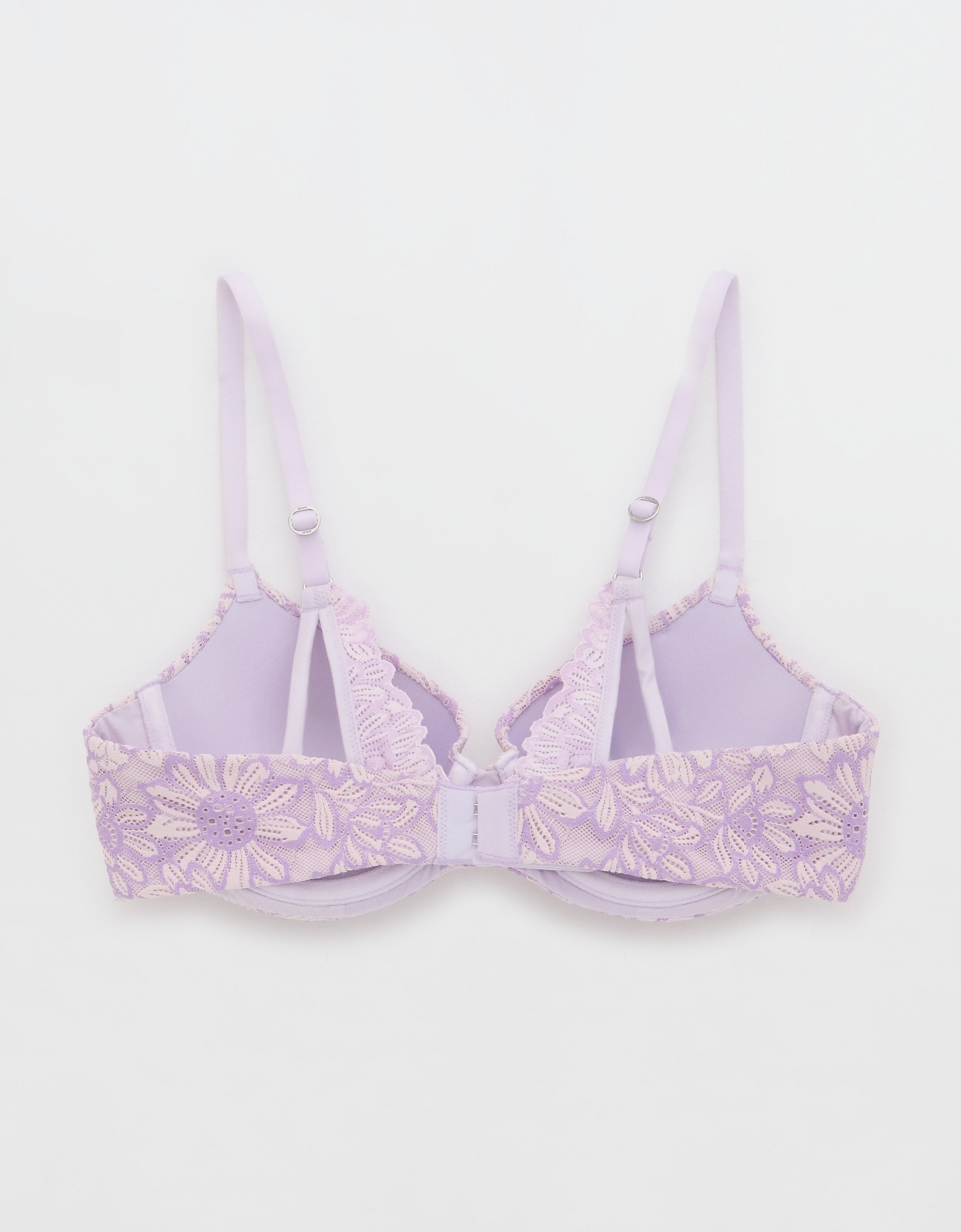 Sunnie Demi Push Up Bloom Lace Cross Dye Bra