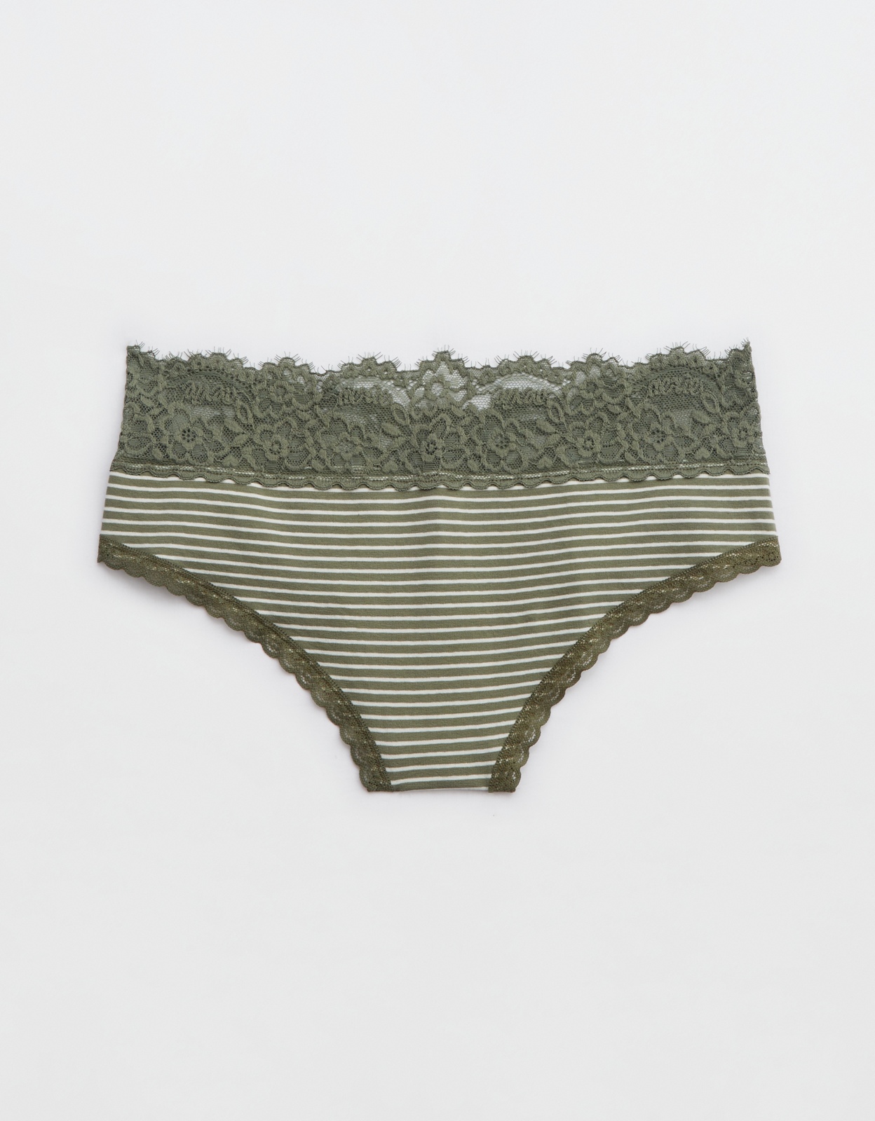 Buy Aerie Cotton Eyelash Lace Cheeky Underwear online American