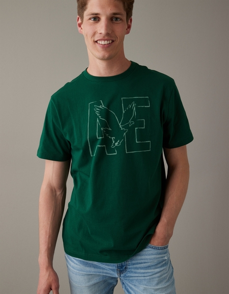 Men's AE Branded Graphic T-Shirts