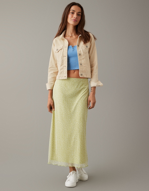 Buy AE Mesh Midi Skirt online