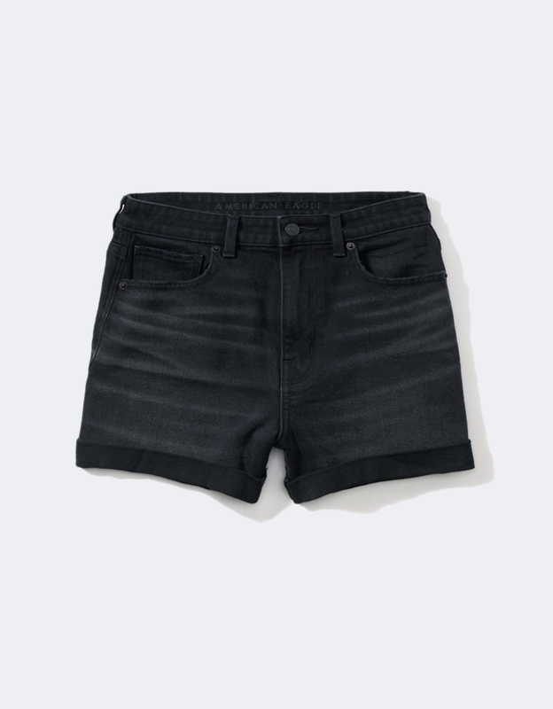 Buy AE Stretch Denim Mom Short online