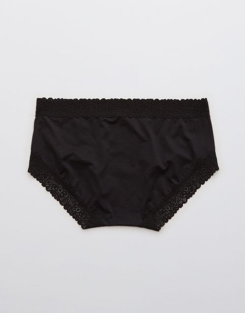 Aerie Sunnie Boybrief Underwear In Black