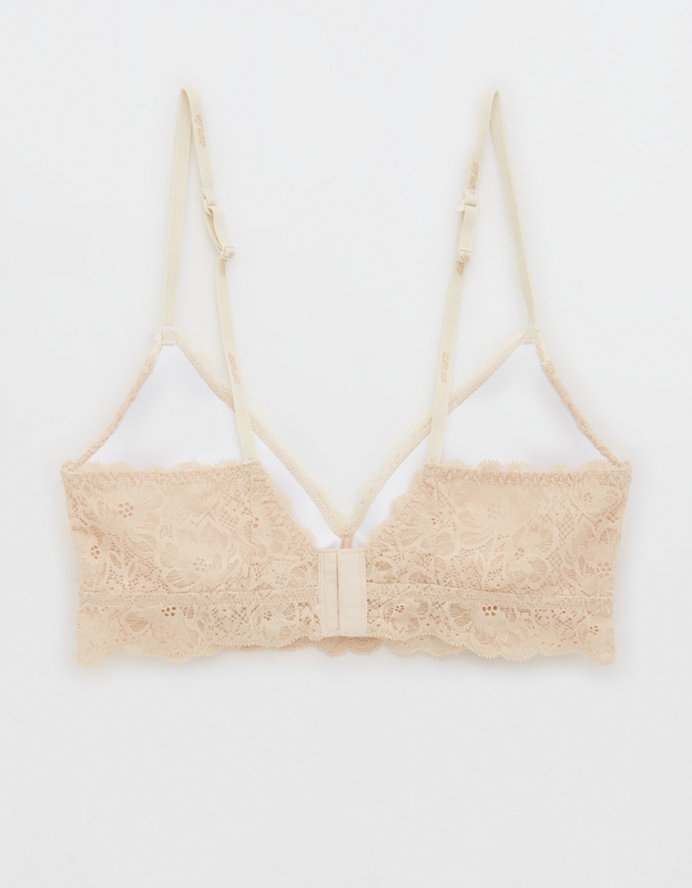 Buy Aerie Real Happy Wireless Lightly Lined Lace Bra online