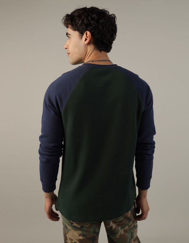 Buy AE Super Soft Long-Sleeve Thermal Raglan T-Shirt online