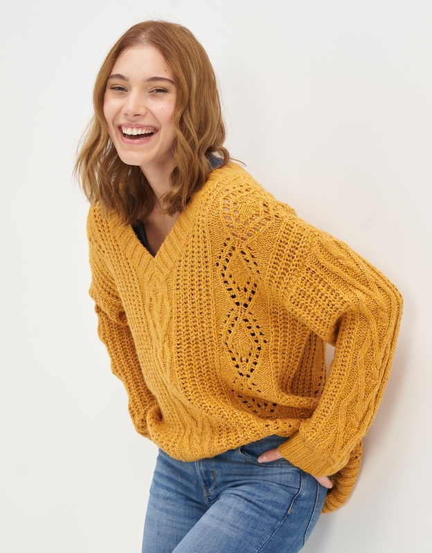 Aerie Oversized V-Neck Sweater