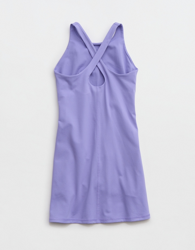 OFFLINE By Aerie Weekend Fleece Cut Out Dress