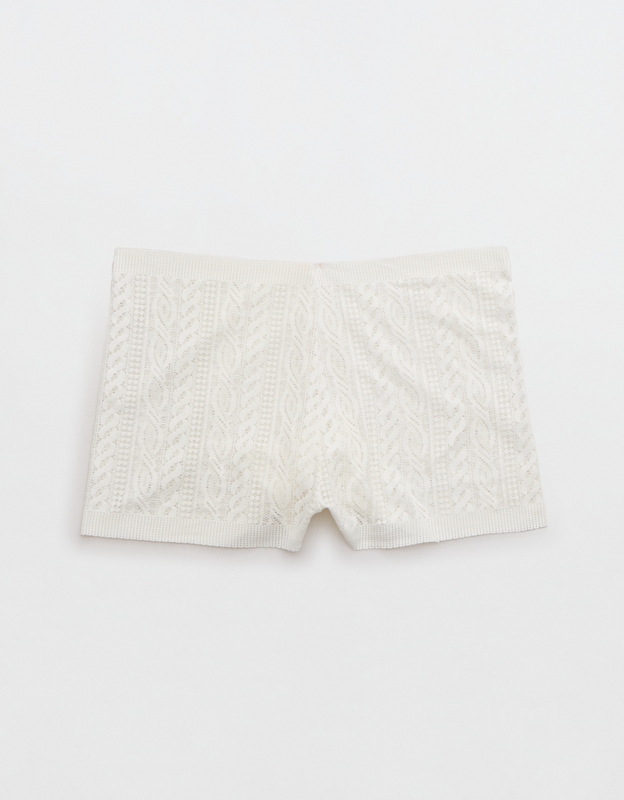 Aerie Cable Lace Boyshort Underwear